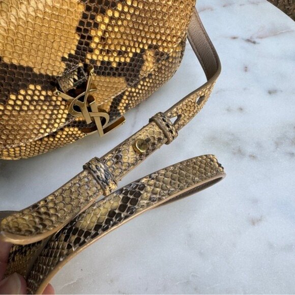Saint Laurent Kaia Python Crossbody - Picture 8 of 16